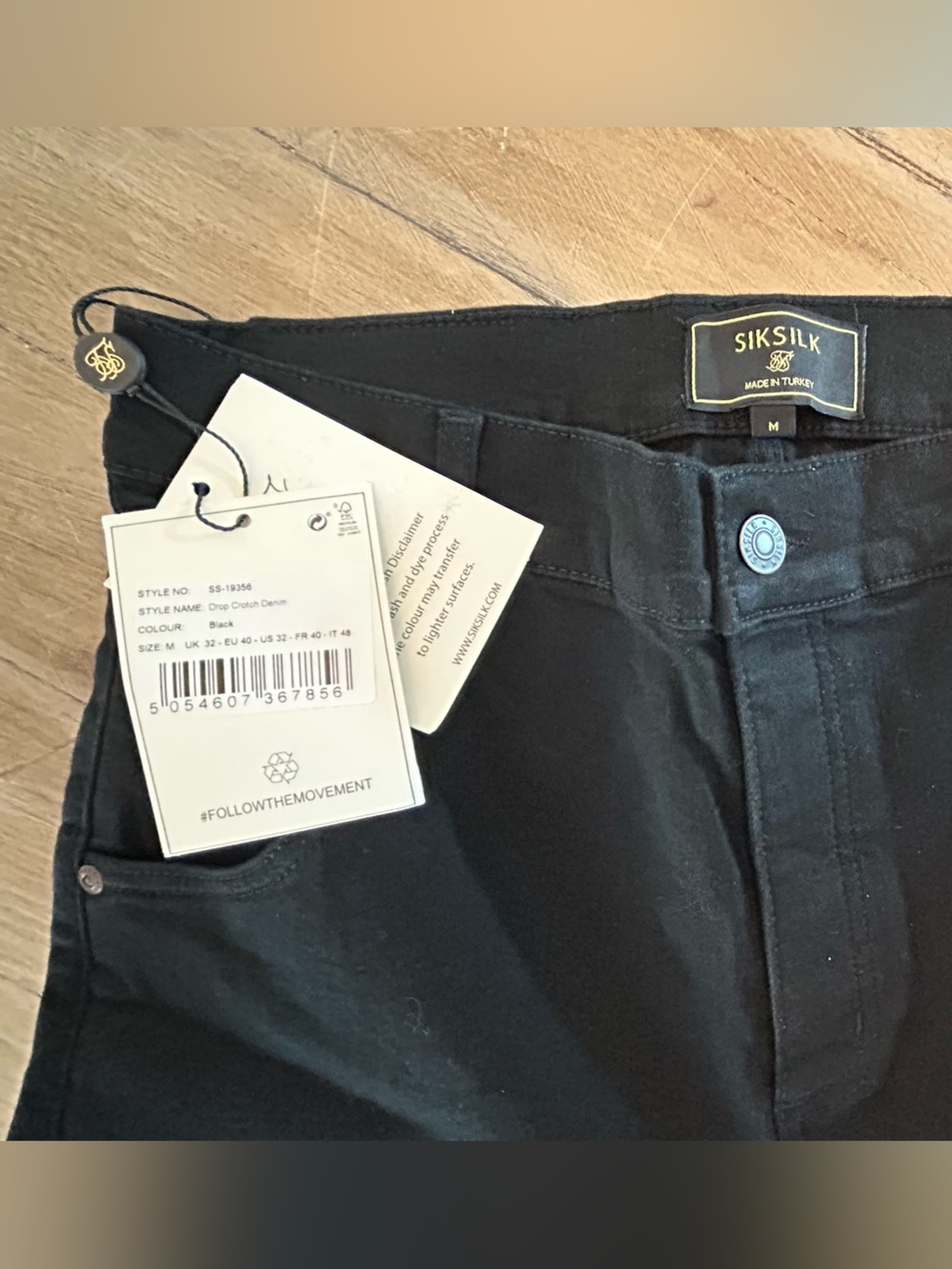 Men's Skinny Jeans - Black - Picture 2 of 4